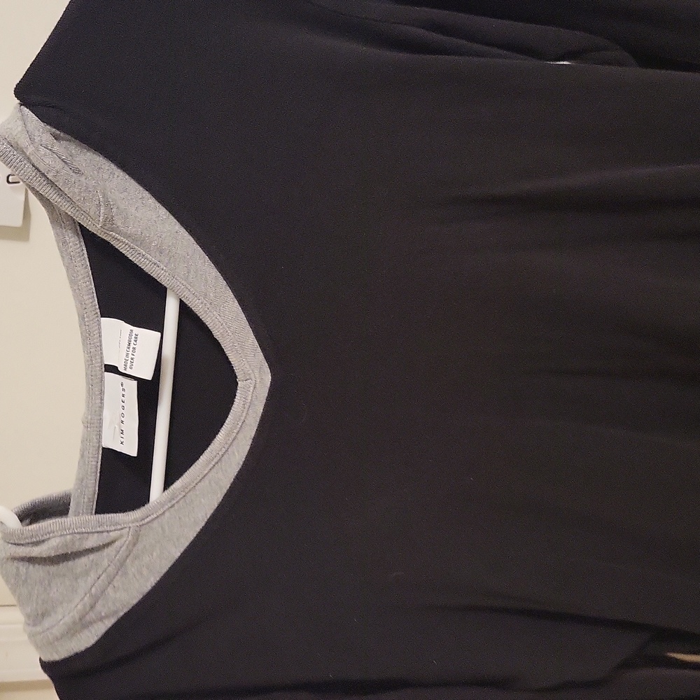 Kim Rodgers hoodie gray and black nwot